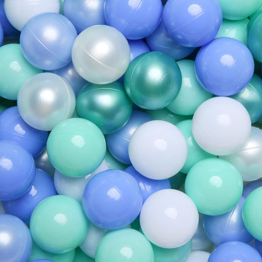 GOGOSO Ball Pits Balls for Toddlers Pack of 50 100 200 Plastics Shape Ball Non-Phthalate Non-BPA