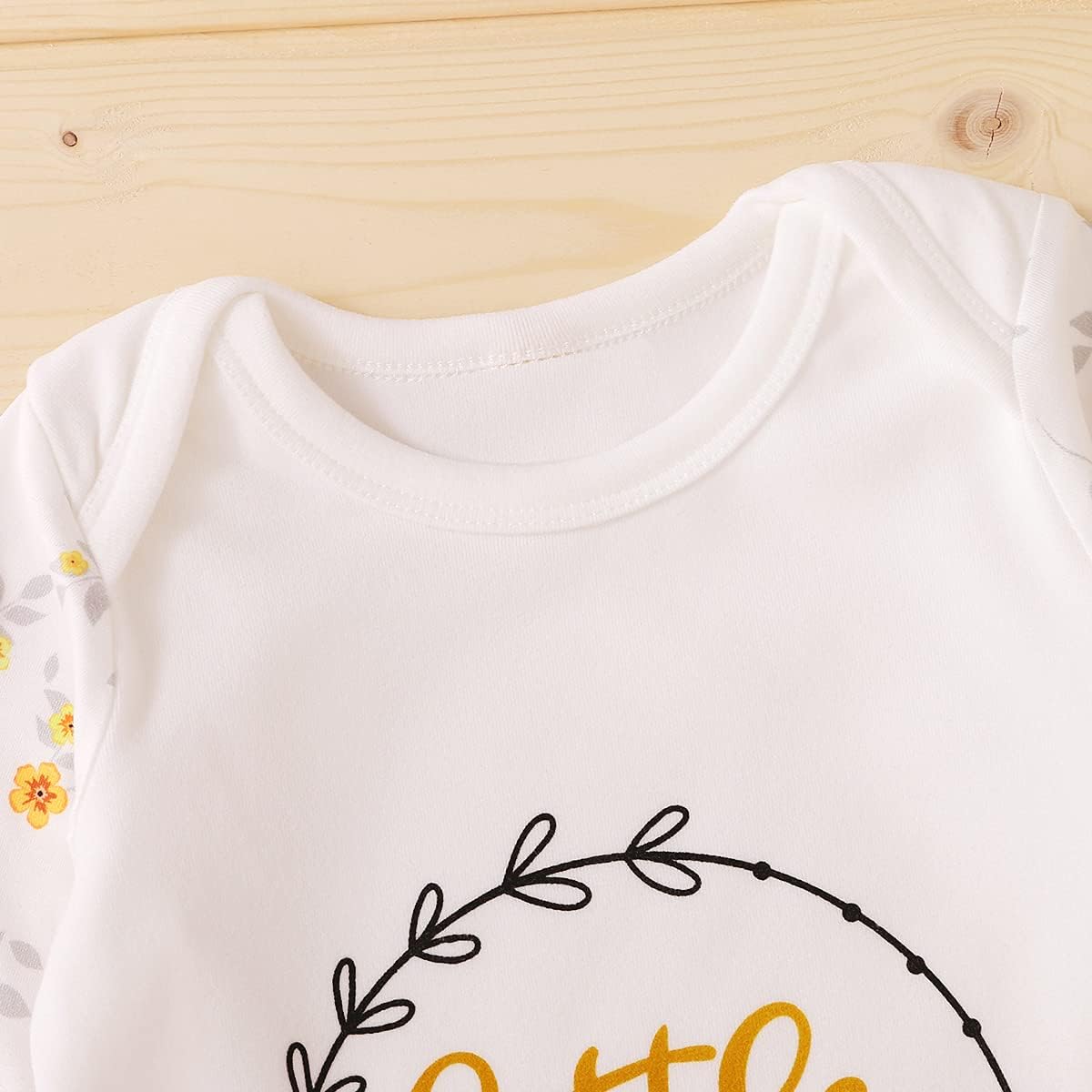 AMAWMW Newborn Baby Girl Little Sister Sleeper Gown Stripe Long Sleeve Nightgown Pajamas Gifts