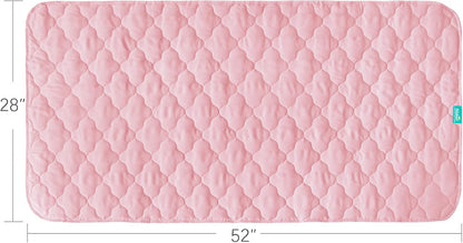 Waterproof Crib Mattress Protector Pad Cover 28" x 52", Anti Slip & Absorbent Waterproof Bed Pads