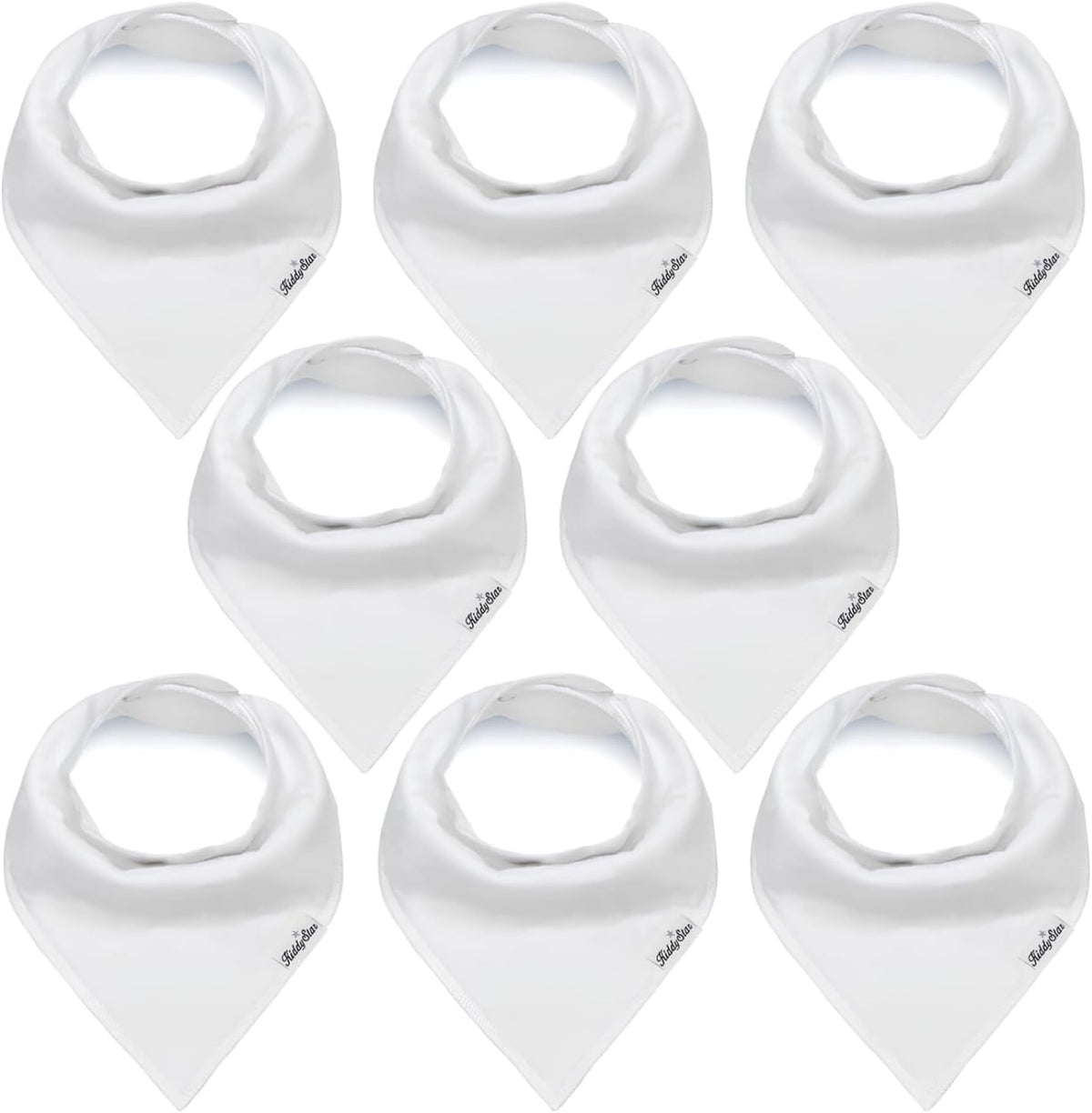 Organic Cotton Baby Bibs – Soft Teething & Drool Bib for Newborns & Toddlers – Hypoallergenic