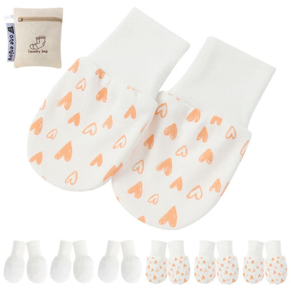 Newborn Baby Girl Mittens Anti Scratch Baby Mittens No Scratch Mittens Baby Gloves for 0-6 Months