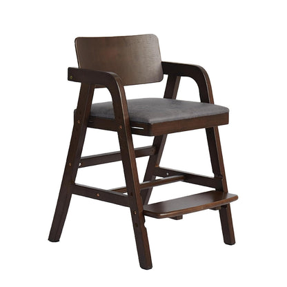 Solid Wood high Chairs for Toddlers,High Chair Grows with Kid for Dining, Study Chair for Children