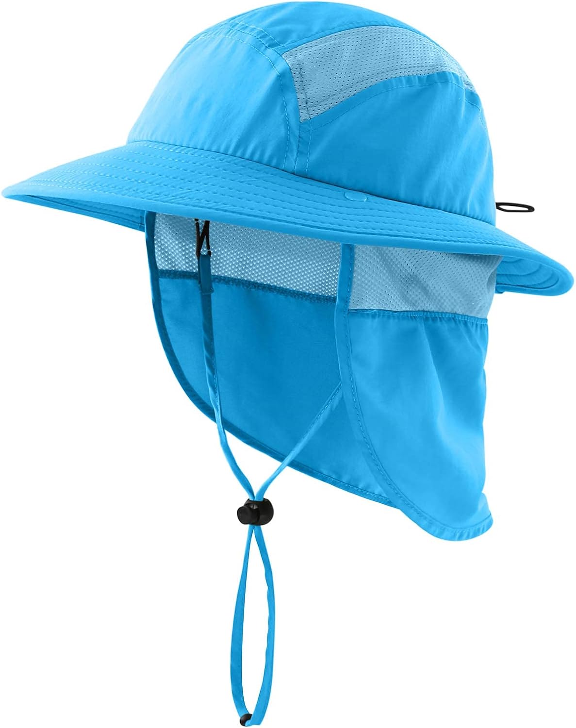 Home Prefer UPF 50+ Boys Sun Hat with Neck Flap Wide Brim Summer Beach Bucket Hat for Boys Girls