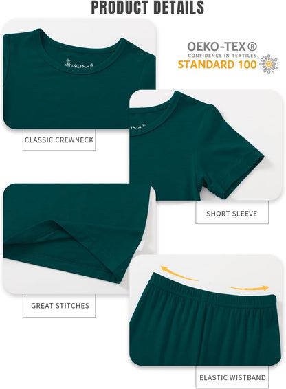 Jimonda Baby Boys Girls Pajama Sets Toddler Sleepwear Cool Jammies 2pcs Viscose from Bamboo PJs