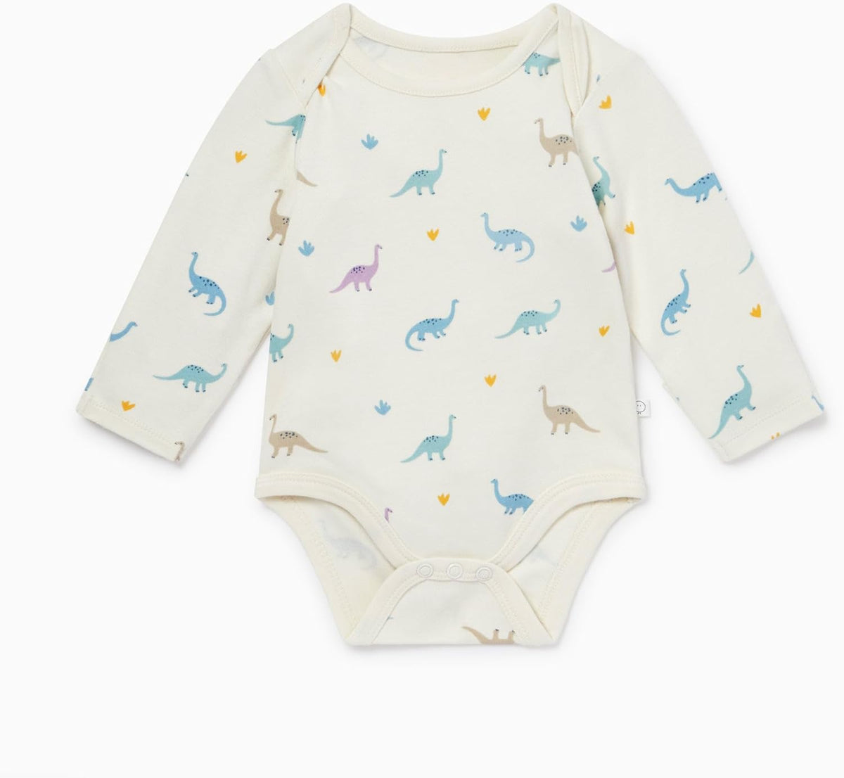 MORI Baby Supreme Comfort Long Sleeve Bodysuit for Boys and Girls - Unisex Romper with Envelope