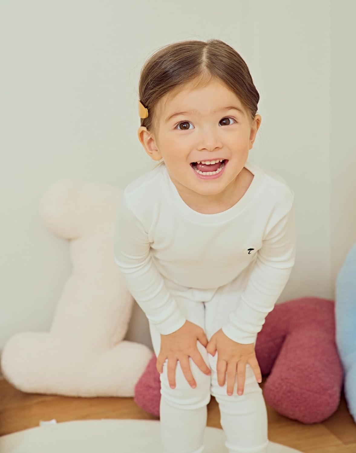 moimoln 6M-8Y Modal Cotton Solid Soft Breathable Baby Toddler Boys Girls Snug fit Pjs Long Sleeve
