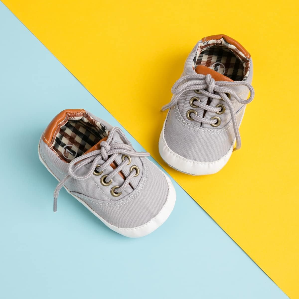Morbido Infant Baby Boys Girls Canvas Sneaker Toddler Slip On Anti Skid Newborn First Walkers Candy