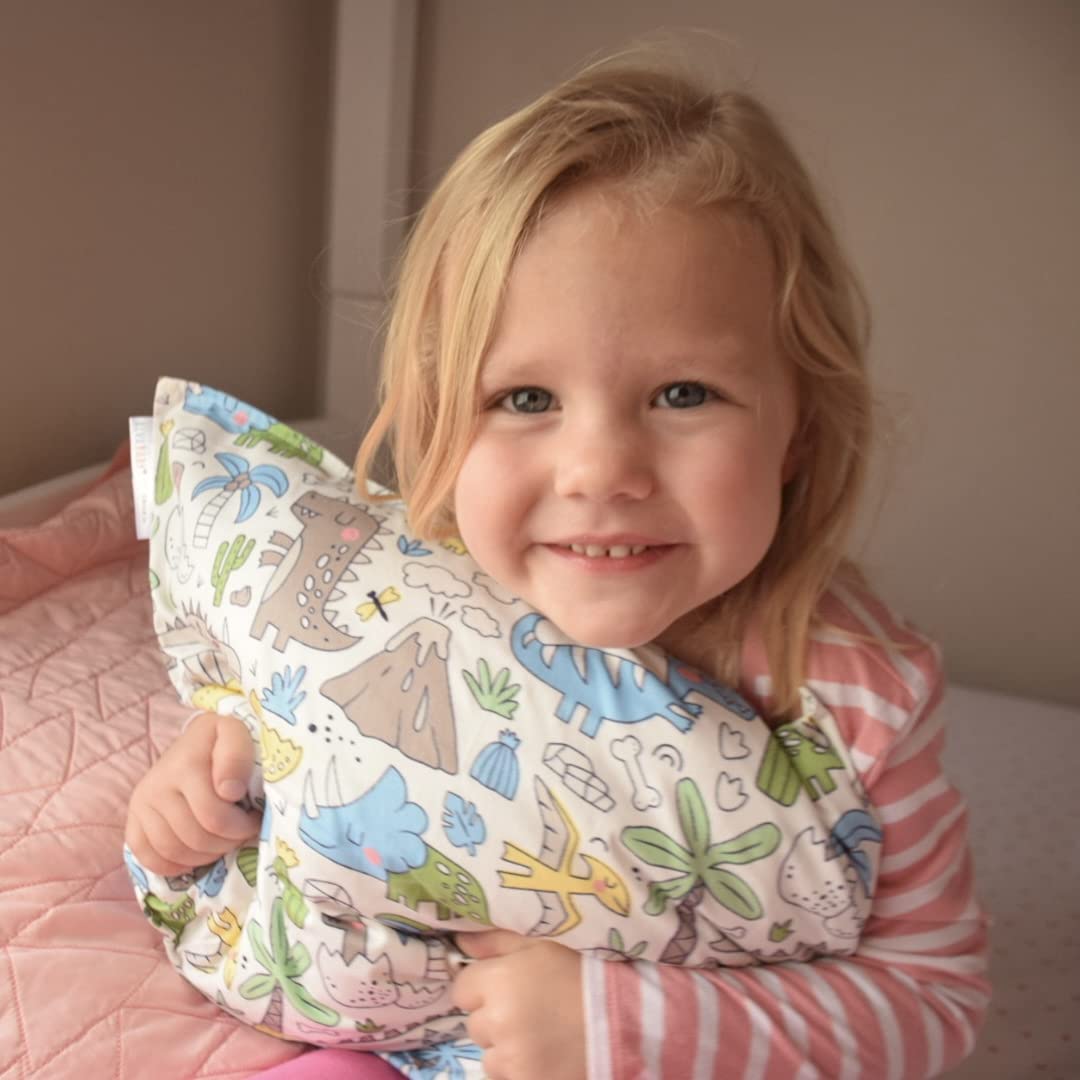 ALVABABY Toddler Pillowcases 2 Pack Organic Cotton Kids Pillow Cover Fit 13"x 18" or 12"x18"