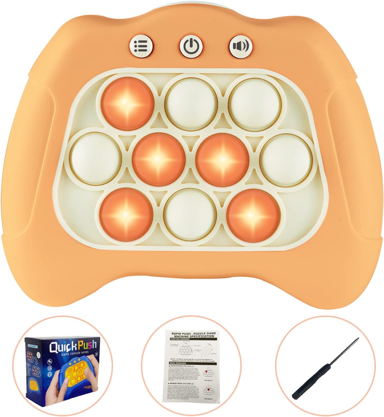 Pop The Target! Handheld Speed Pushing Game Machine: A Fun Multiplayer Game for Family. Fidget Game