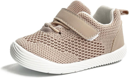 Newsonet Baby Shoes Boys Girls First Walking Breathable Non Slip Walker Sneakers Soft Sole 6 9 12