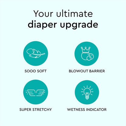 Baby Diapers - Size 6 (29+ lbs), Monthly Supply (114 Count), Leak Protection, Skin-Friendly