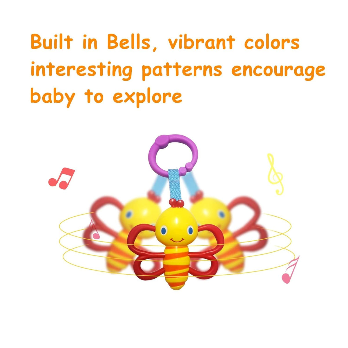 Baby Toys, Cartoon Animal Hanging Rattle Toys, Handbells Baby Rattles, Baby Bed Crib Car Seat