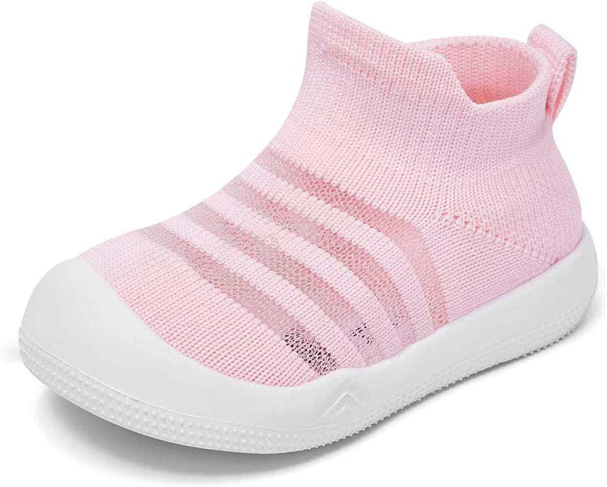 Eashi Baby Boy Girl Non-Skid Indoor Infant Walking Shoes Breathable Warm Elastic Sock Shoes with