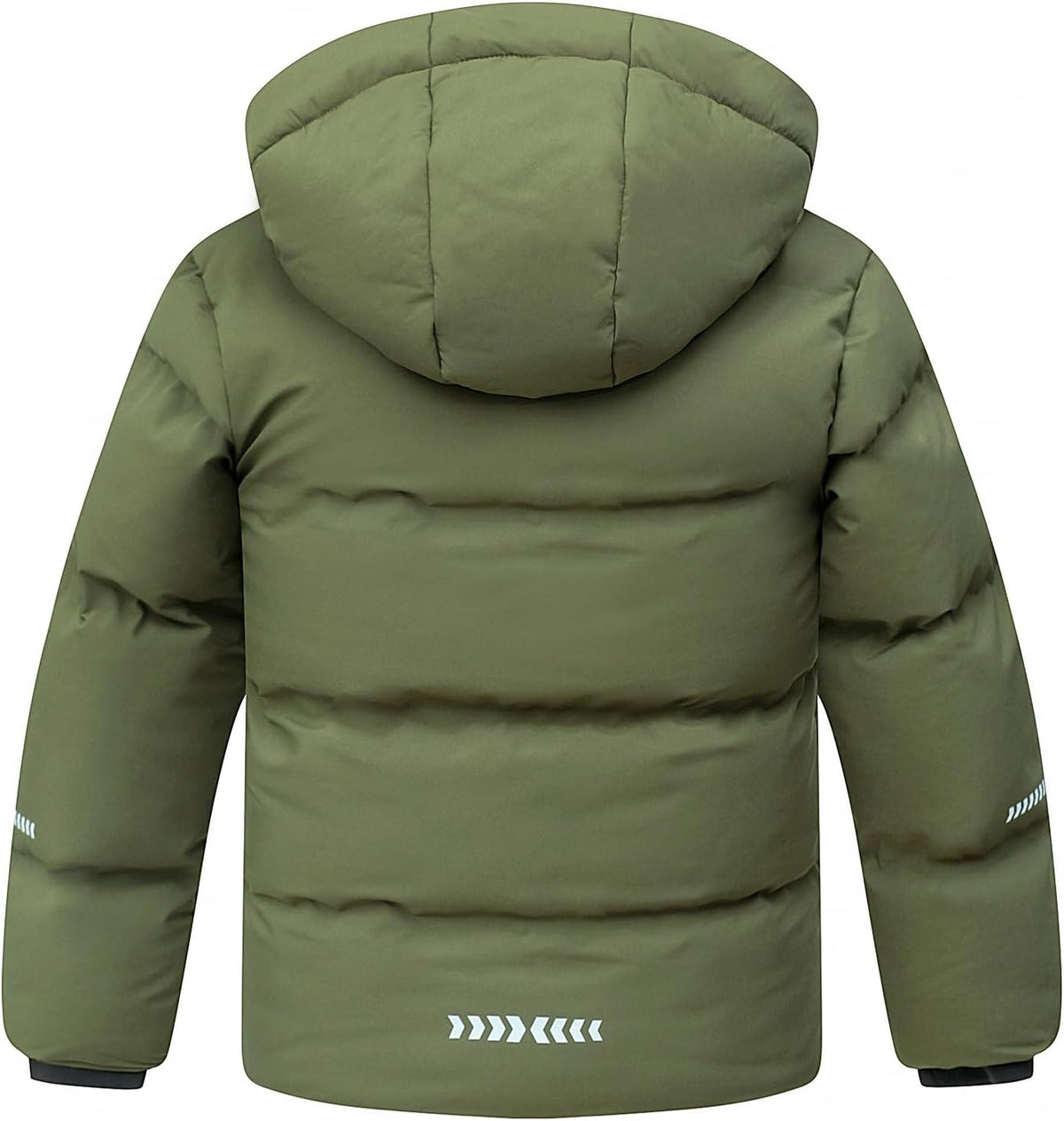 Kids Boy's Winter Coat Fleece Lined Waterproof Jacket Puffy Cotton Coat Thick Hooded Down Outdoor