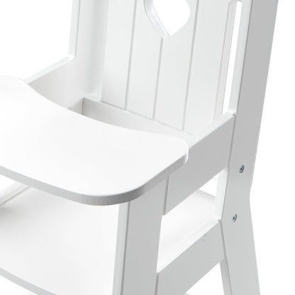 Melissa & Doug Play High Chair Pretend Play High Chair Baby Doll Accessories