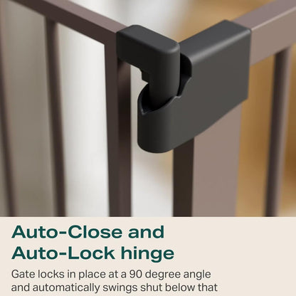 Cumbor 29.7-40.6" Baby Gate for Stairs, Mom's Choice Awards Winner-Dog Gate for Doorways, Pressure