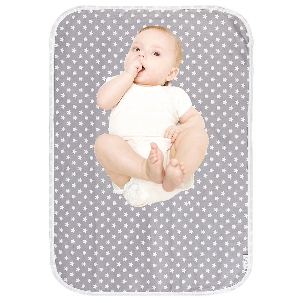 Baby Diaper Changing Pad, 21 5/8" x 31.5" Waterproof Changing Pad Liners 2Pack - Reusable Soft and