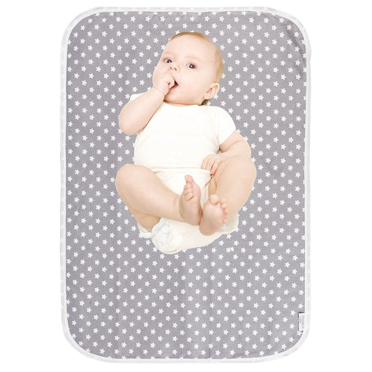 Baby Diaper Changing Pad, 21 5/8" x 31.5" Waterproof Changing Pad Liners - Reusable Soft and