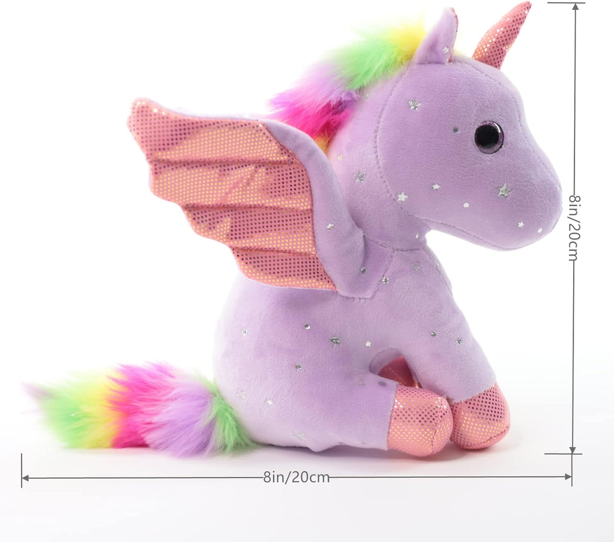Sew Butiful 8 inch Unicorn Stuffed Animals, Cute Unicorn Gift Toys for Girls,Unicorns Birthday