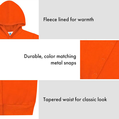 Creative Knitwear College Baby Snap Hooded Jacket - Team Logo, Multiple Colors, for Boys & Girls