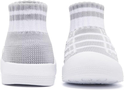 Eashi Baby Boy Girl Non-Skid Indoor Infant Walking Shoes Breathable Warm Elastic Sock Shoes with