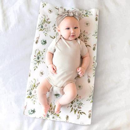 Stretch Ultra Soft Jersey Knit Changing Pad Cover Set 2 Pack, Change Table Pad Covers Fit 32"/34" x