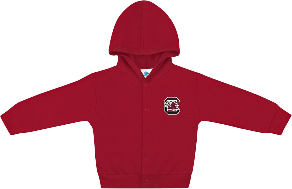 Creative Knitwear College Baby Snap Hooded Jacket - Team Logo, Multiple Colors, for Boys & Girls