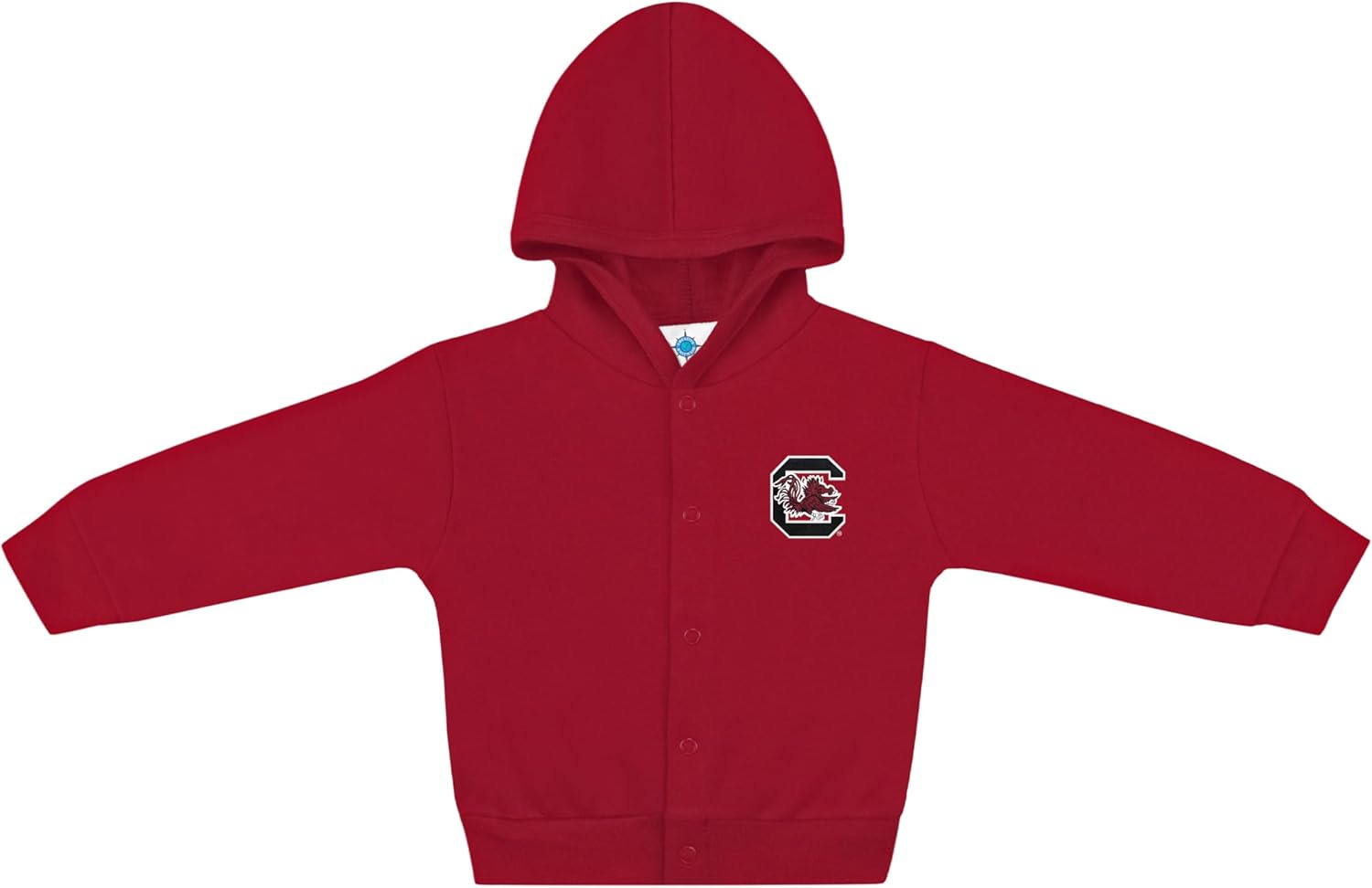 Creative Knitwear College Baby Snap Hooded Jacket - Team Logo, Multiple Colors, for Boys & Girls
