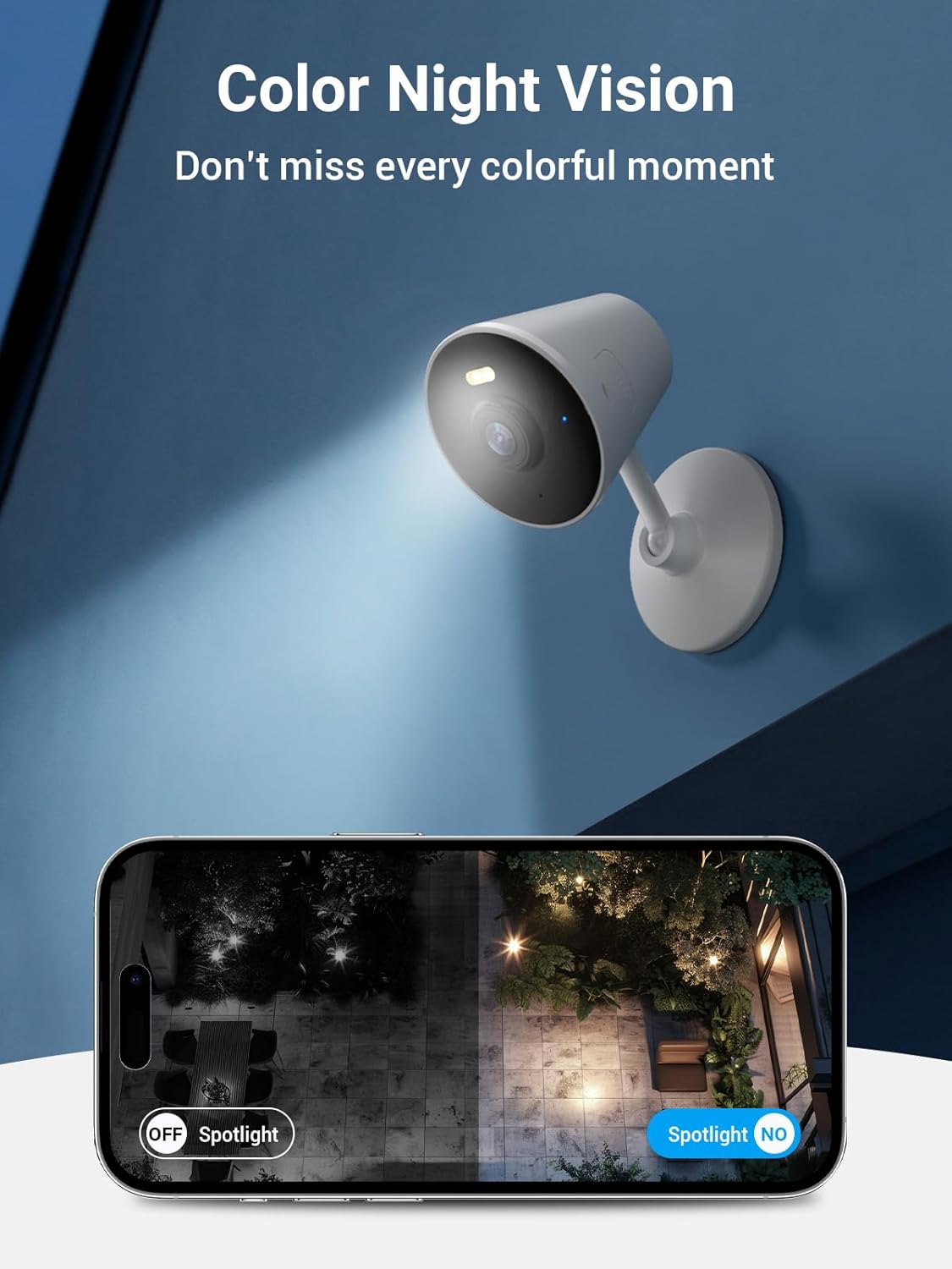 [5G & 2.4G] Indoor/Outdoor Security Camera for Home, Baby/Elder/Dog/Pet Camera with Phone App