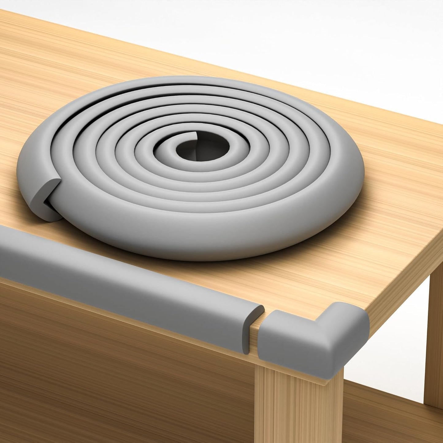 Sharp Edge & 16.2ft Furniture Safety Guards | Protective Foam Cushion | 15ft Bumper 4 Adhesive