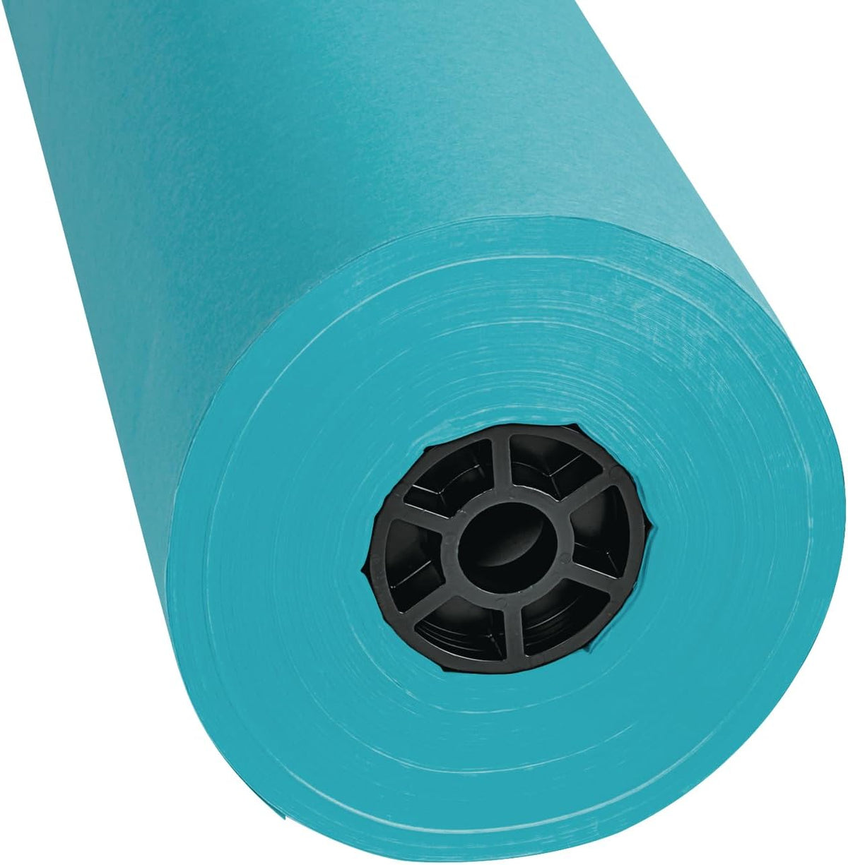 Colorations Arts and Crafts Paper Roll - 36" x 1000', Aqua, Dual Surface, Markers, Finger Paints