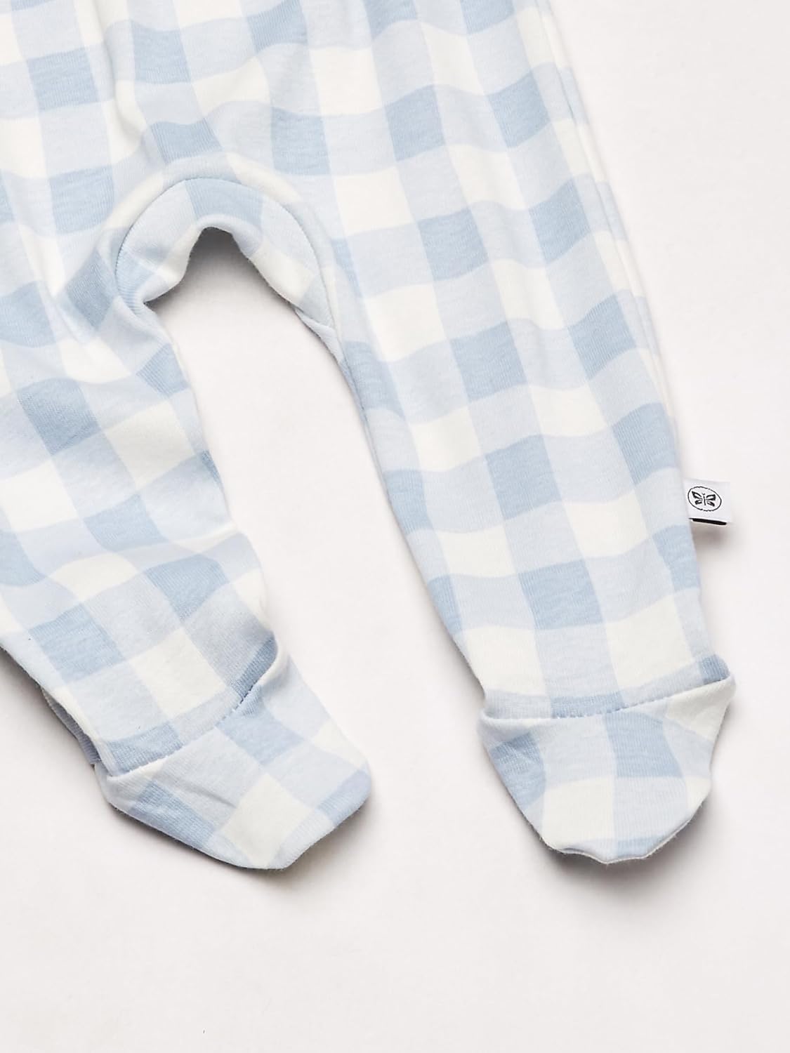 HonestBaby 3-pack Footed Pants Roomy Fit Pull on Bottoms 100% Organic Cotton for Infant Baby Boys