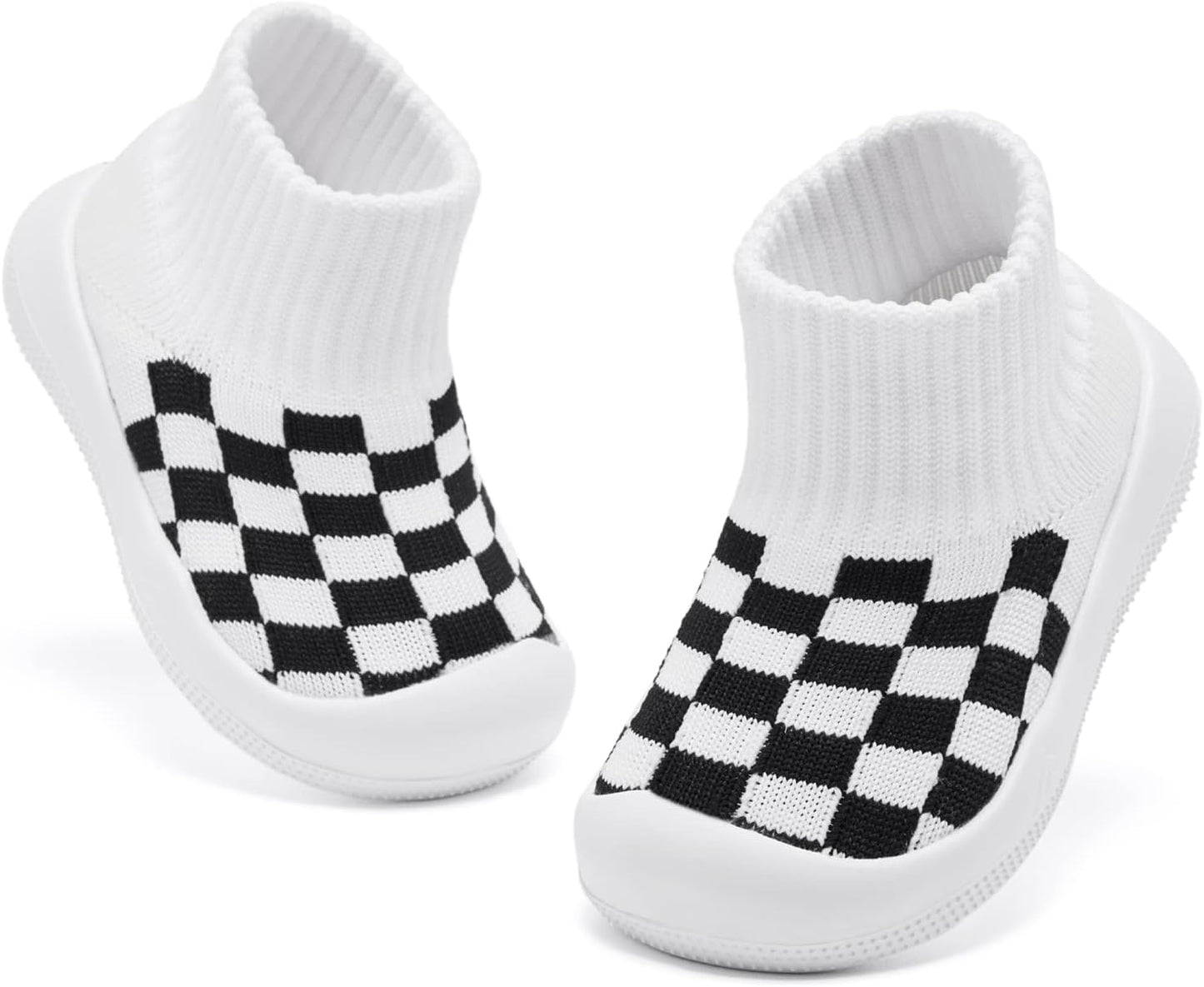 Eashi Baby Boy Girl Non-Skid Indoor Infant Walking Shoes Breathable Warm Elastic Sock Shoes with