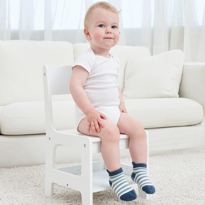 Zaples Baby Non Slip Grip Ankle Socks with Non Skid Soles for Infants Toddlers Kids Boys Girls