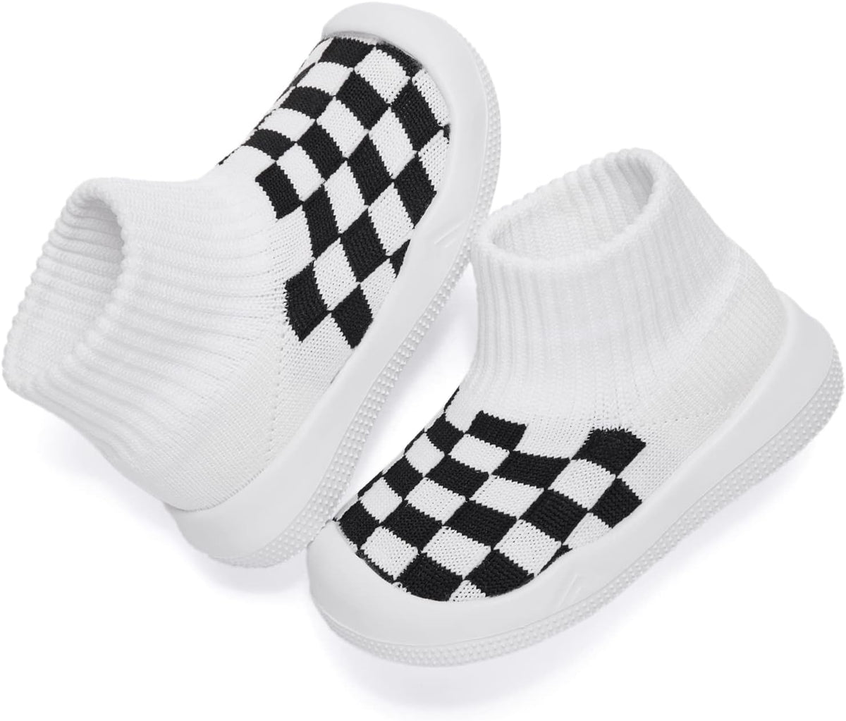 Eashi Baby Boy Girl Non-Skid Indoor Infant Walking Shoes Breathable Warm Elastic Sock Shoes with