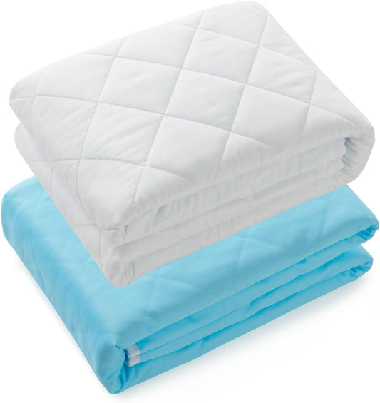 KANECH Washable Waterproof Incontinence Bed Pads - 44"x52"(2Pack) - Heavy Absorbency Reusable