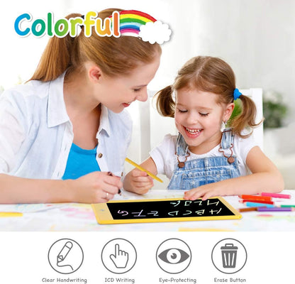 ORSEN LCD Writing Tablet 10 Inch, Colorful Doodle Board Drawing Tablet, Erasable Reusable Writing