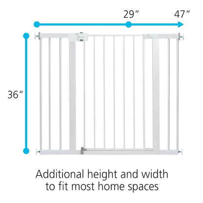 Safety 1st Extra Wide Baby Gate with Door: Premium Child Safety, Extra Tall Gate for Doorways, Dog