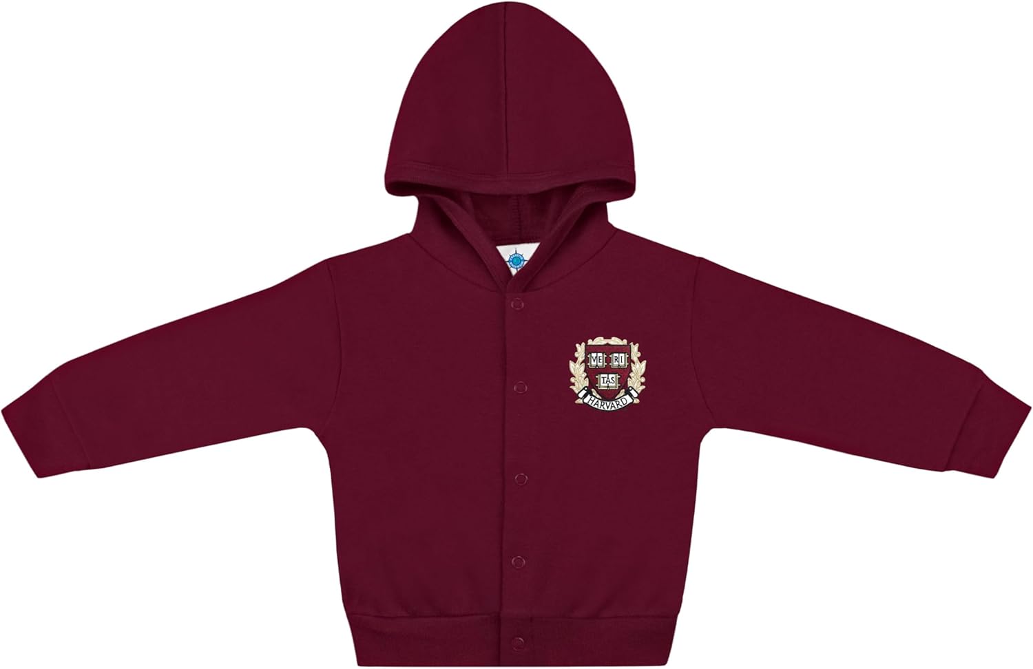 Creative Knitwear College Baby Snap Hooded Jacket - Team Logo, Multiple Colors, for Boys & Girls