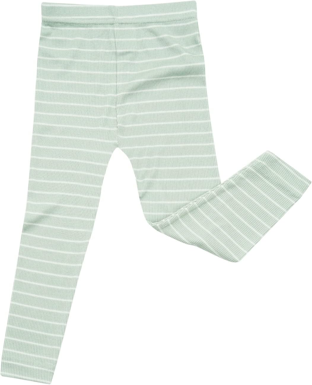 AVAUMA Stripe Pattern Baby Boys Girls Pajama Set Kids Toddler Snug fit Ribbed Sleepwear pjs for