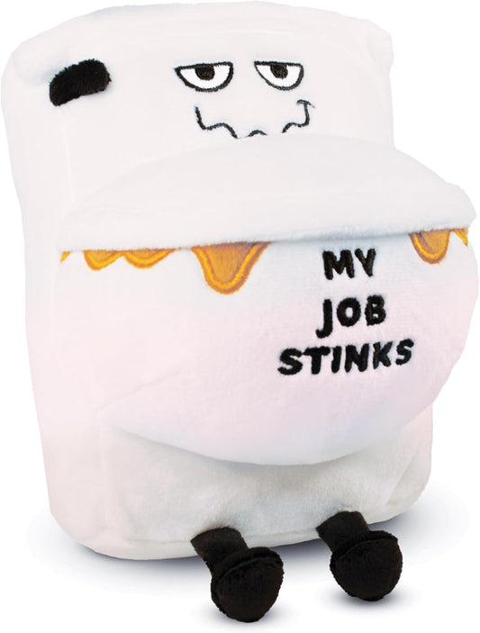 Toilet Plushie, Funny Meme Gag Gift, Comical Plush Collectible, Stocking Stuffer Present, Great for