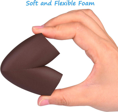 Furniture Edge 16.2ft & Corner Guards | Protective Foam Cushion | 15ft Bumper 4 Adhesive Childsafe