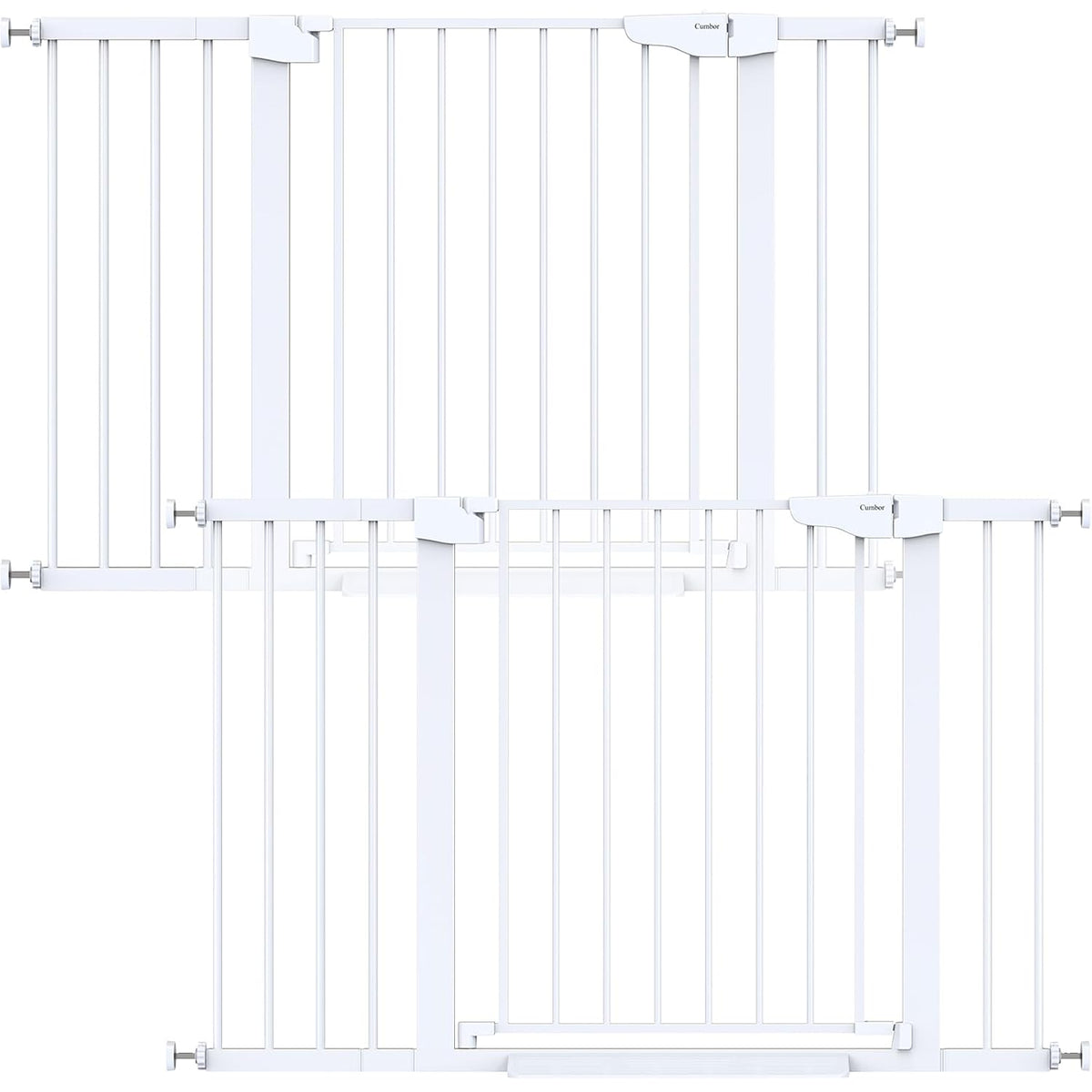 Cumbor 2 Pack 29.7"-48" Baby Gate for Stairs, Mom's Choice Awards Winner-Dog Gate for Doorways