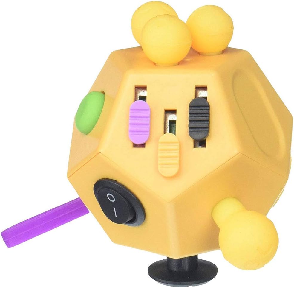 12 Sided Cube Toys,Fidget Toys Relief Stress and Anxiety Depression Anti for Kids and Adults with