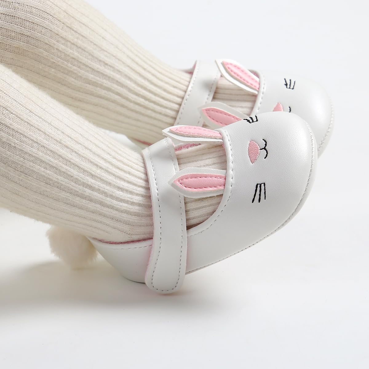 Baby Shoes Mary Jane Flats Non Slip Soft Sole Infant Toddler Sneakers First Walkers Party Christmas