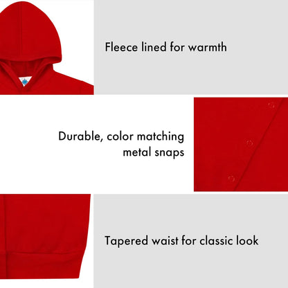 Creative Knitwear College Baby Snap Hooded Jacket - Team Logo, Multiple Colors, for Boys & Girls