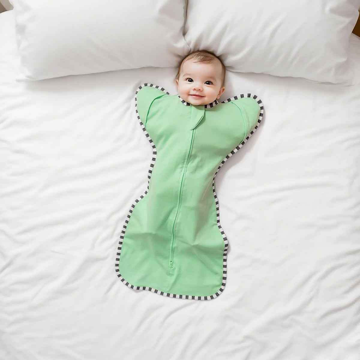 Baby Transition Swaddle 2-Pack, Newborn Sleep Sack, Arms Up Design (Arms In/Out), Infant Swaddle