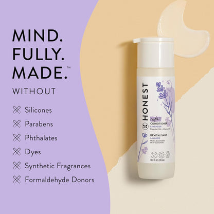 The Honest Company Silicone-Free Conditioner | Gentle for Baby | Naturally Derived, Tear-free