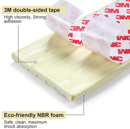 Baby Proofing Edge Corner Protector,16.4 ft Edge Guards Padding with 3M Adhesive, Extra-Wide Soft