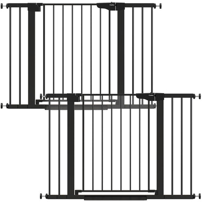 Cumbor 2 Pack 29.7-46" Baby Gate for Stairs, Mom's Choice Awards Winner-Auto Close Dog Gate for